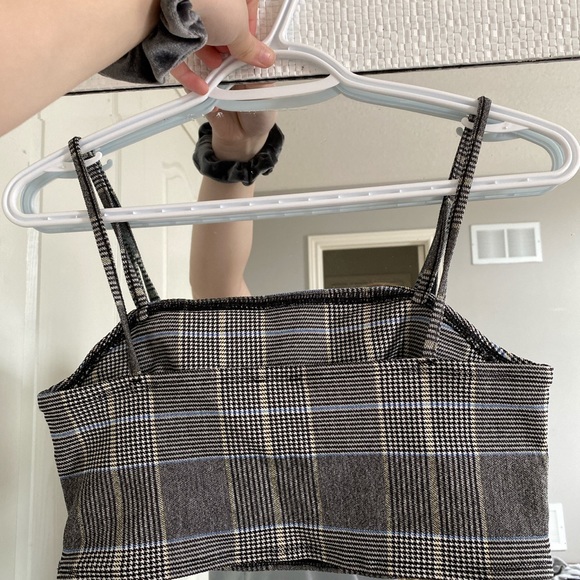 PLAID CROP TOP - Picture 2 of 3
